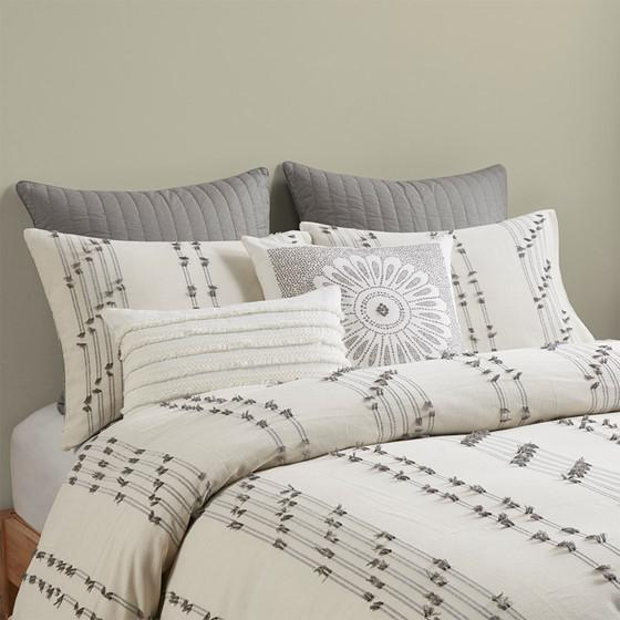 Cotton Jacquard Duvet Cover Set -3 pcs. (Full/Queen)