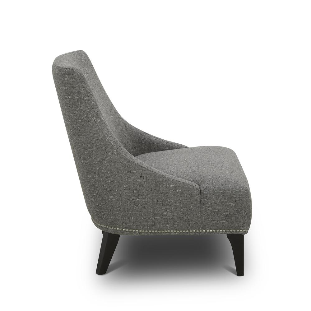 Upholstered Accent Chair - Charcoal Eclectic Multi