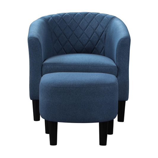 Take a Seat Roosevelt Accent Chair with Ottoman