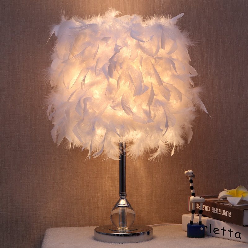 Feather Table Lamp