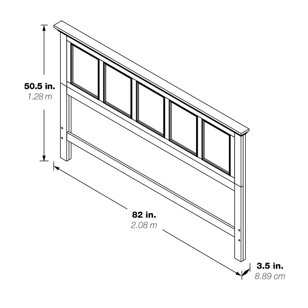 Farmhouse Basics King Bed Headboard