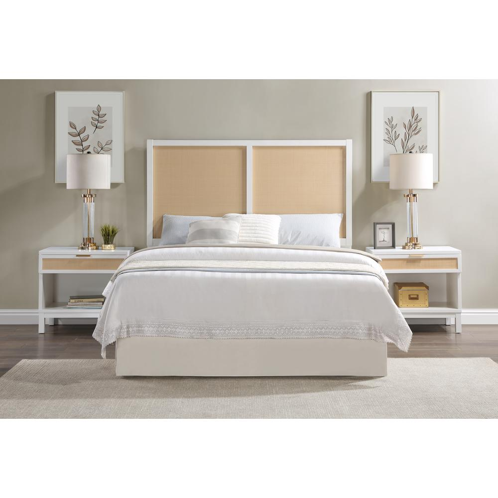 Bayport Cane and Solid Wood Headboard (Full/Queen)