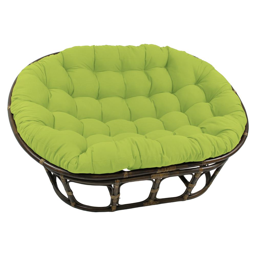 Rattan Double Papasan Chair w/Twill Cushion