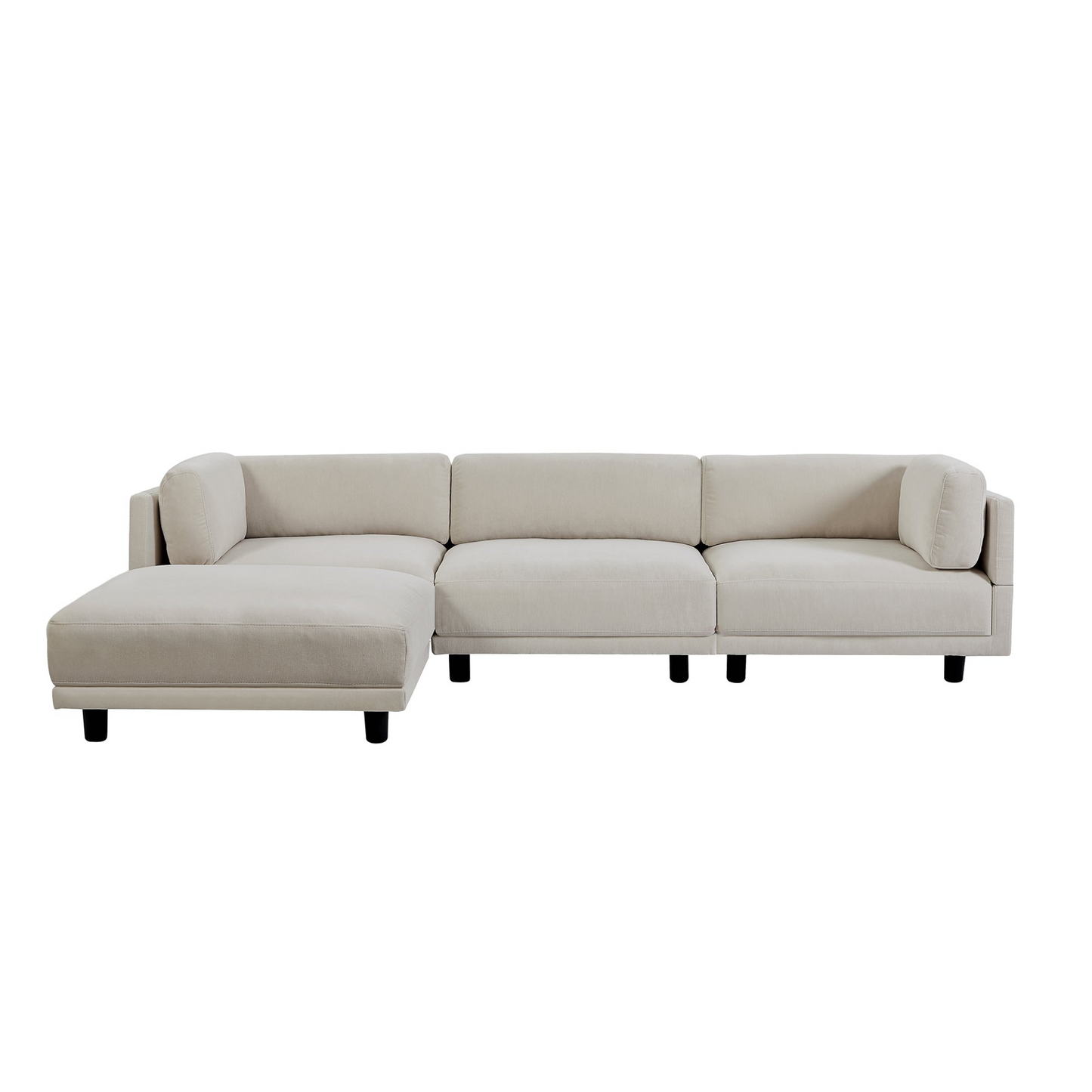 L Shape Sectional Sofa w/Reversible Chaise