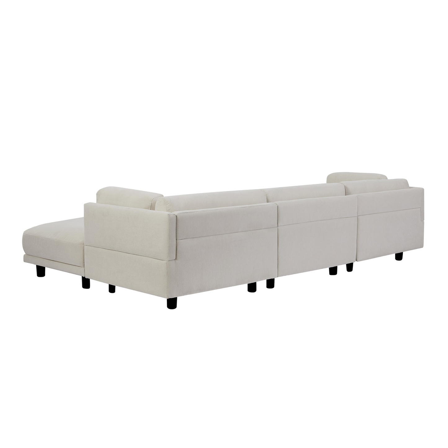 L Shape Sectional Sofa w/Reversible Chaise