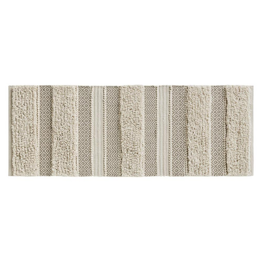 Woven Texture Stripe Bath Rug