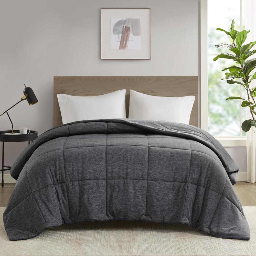 Comfort Cool Jersey Knit Oversized Down Alternative Comforter (104 x 94)