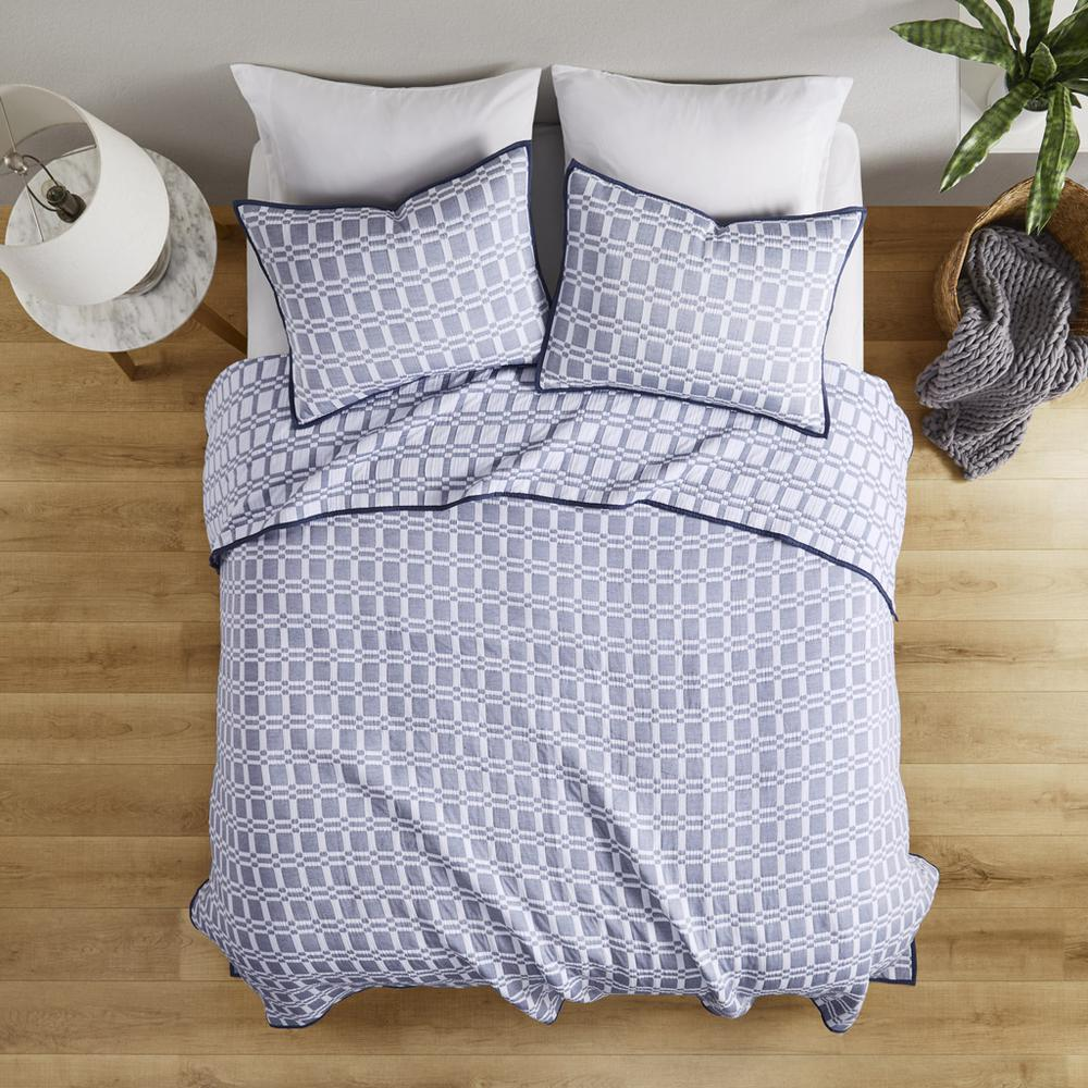 Harlow 3 Piece Reversible Matelasse Coverlet Set -3 pcs. (96 x 90)