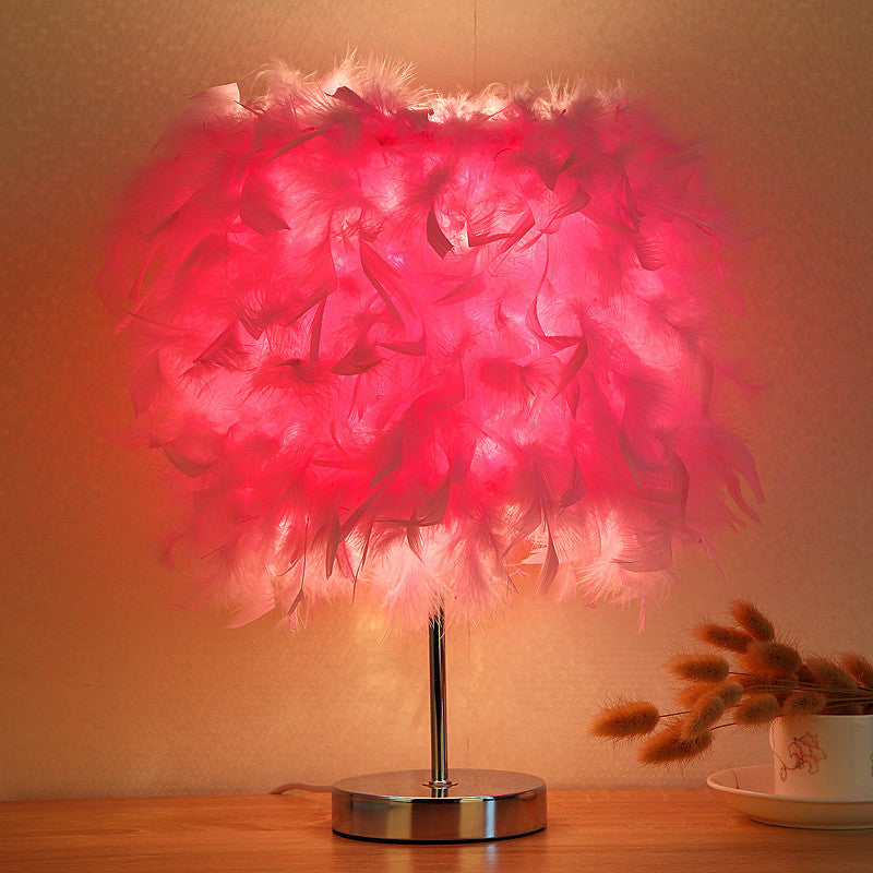 Feather Table Lamp