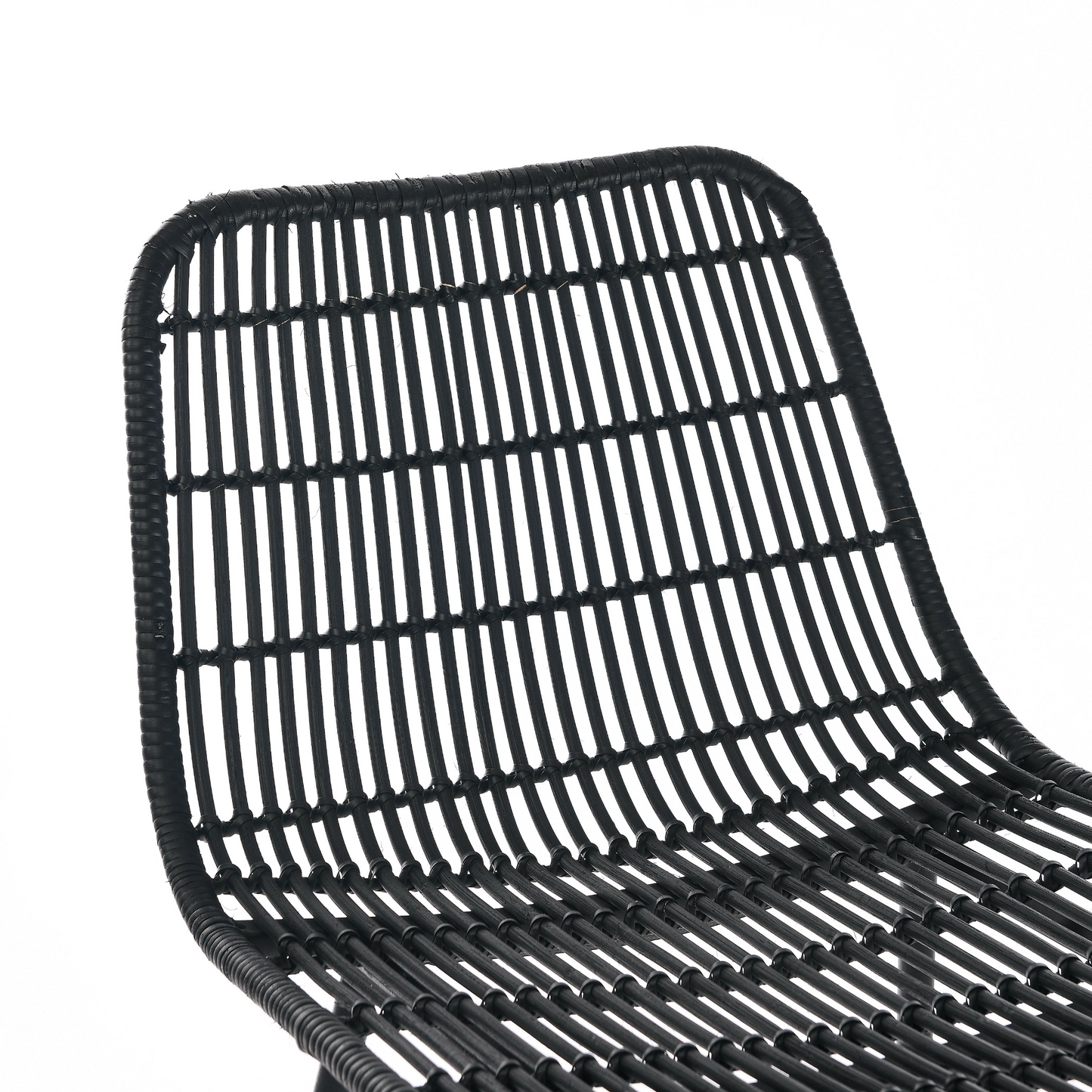 Natural Rattan Indoor Counter Chair (Set of 2)