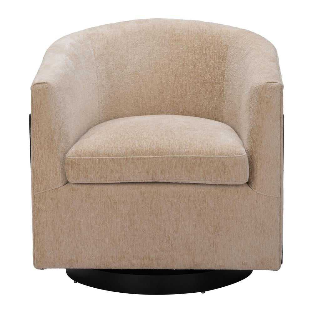 Hanko Swivel Chair Golden Beige