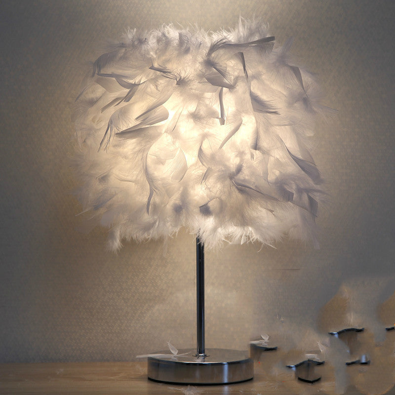 Feather Table Lamp