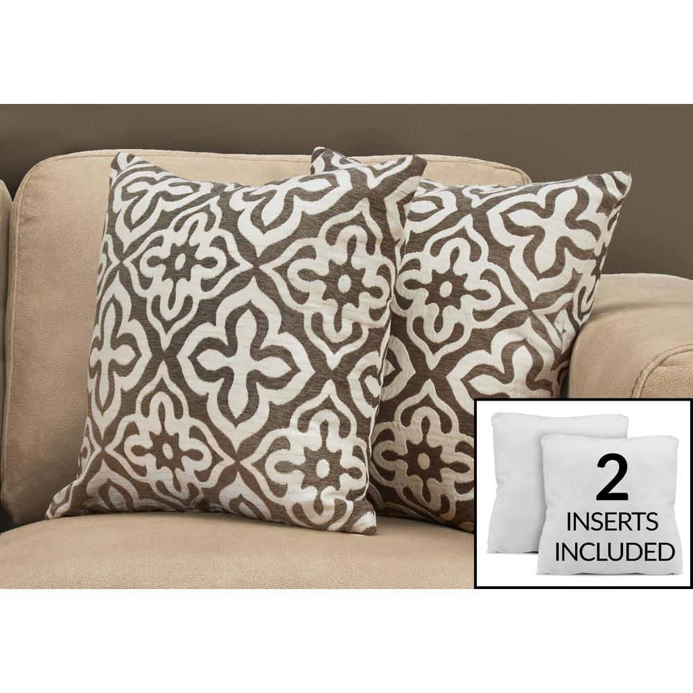 Decorative Accent Throw  Pillows /Insert Included  (Set of 2)