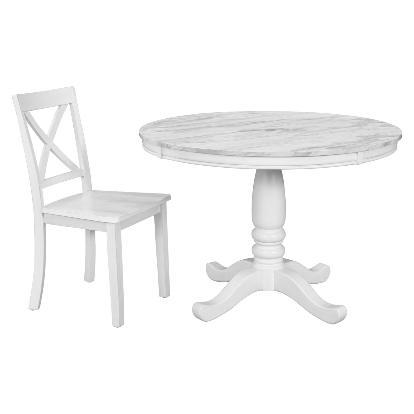 Dining Table and Chairs Set for 4 Persons -5 pcs.