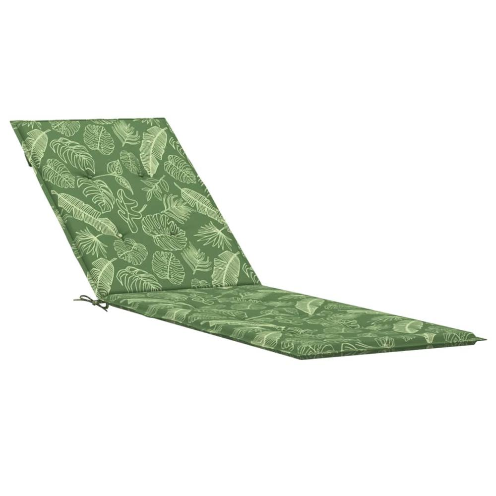 Deck Chair Cushion Leaf Pattern Oxford Fabric