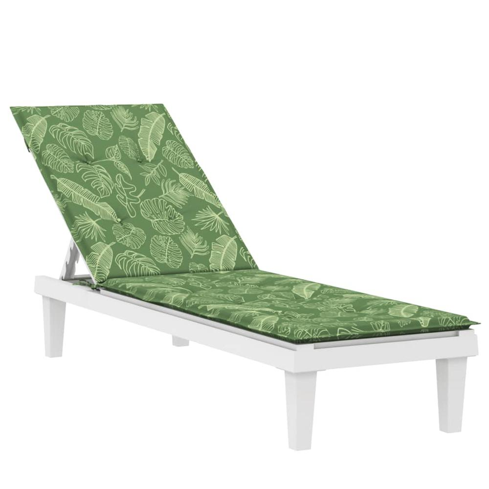 Deck Chair Cushion Leaf Pattern Oxford Fabric