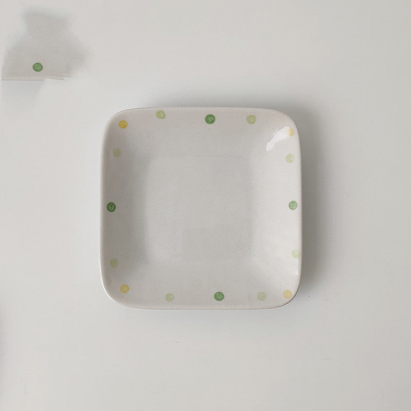 Dot Ceramic Plate Set