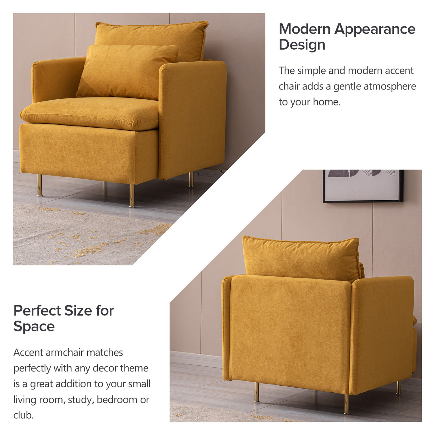 Modern Accent Armchair