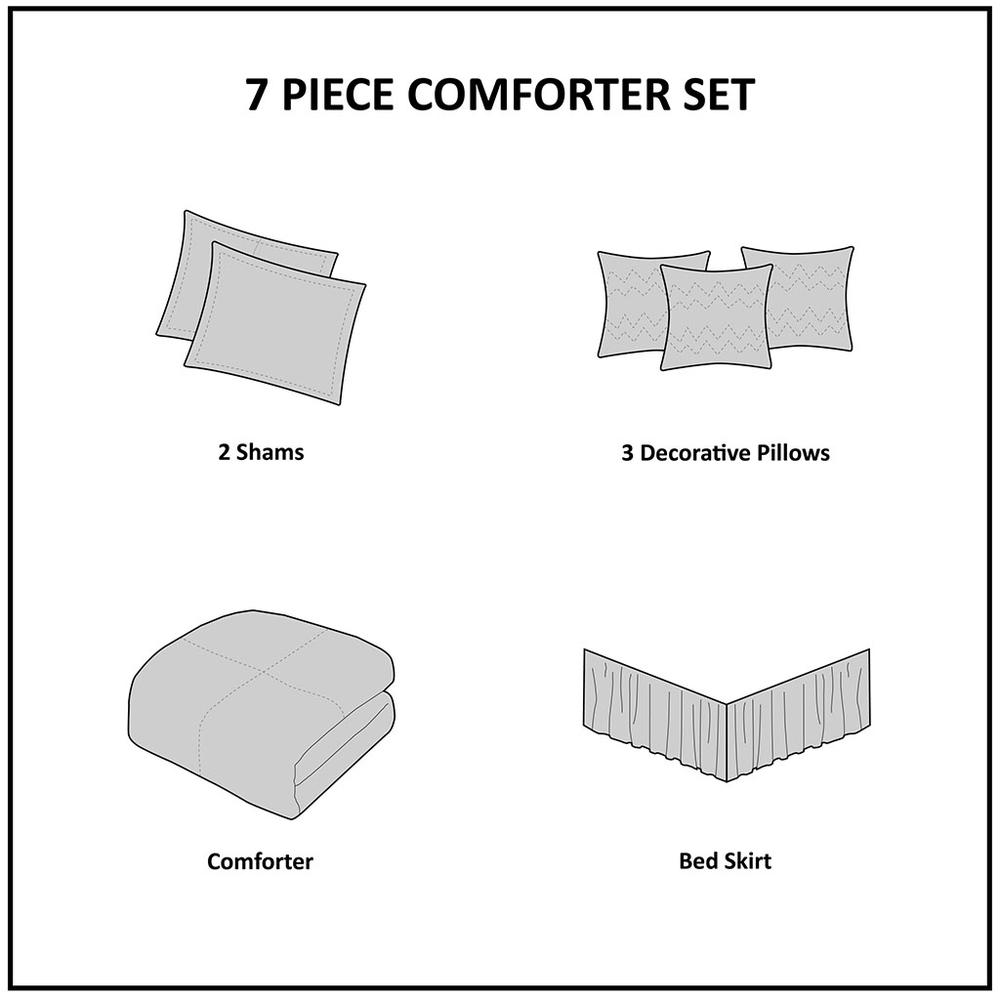 Quincy Comforter Set -7 pcs.