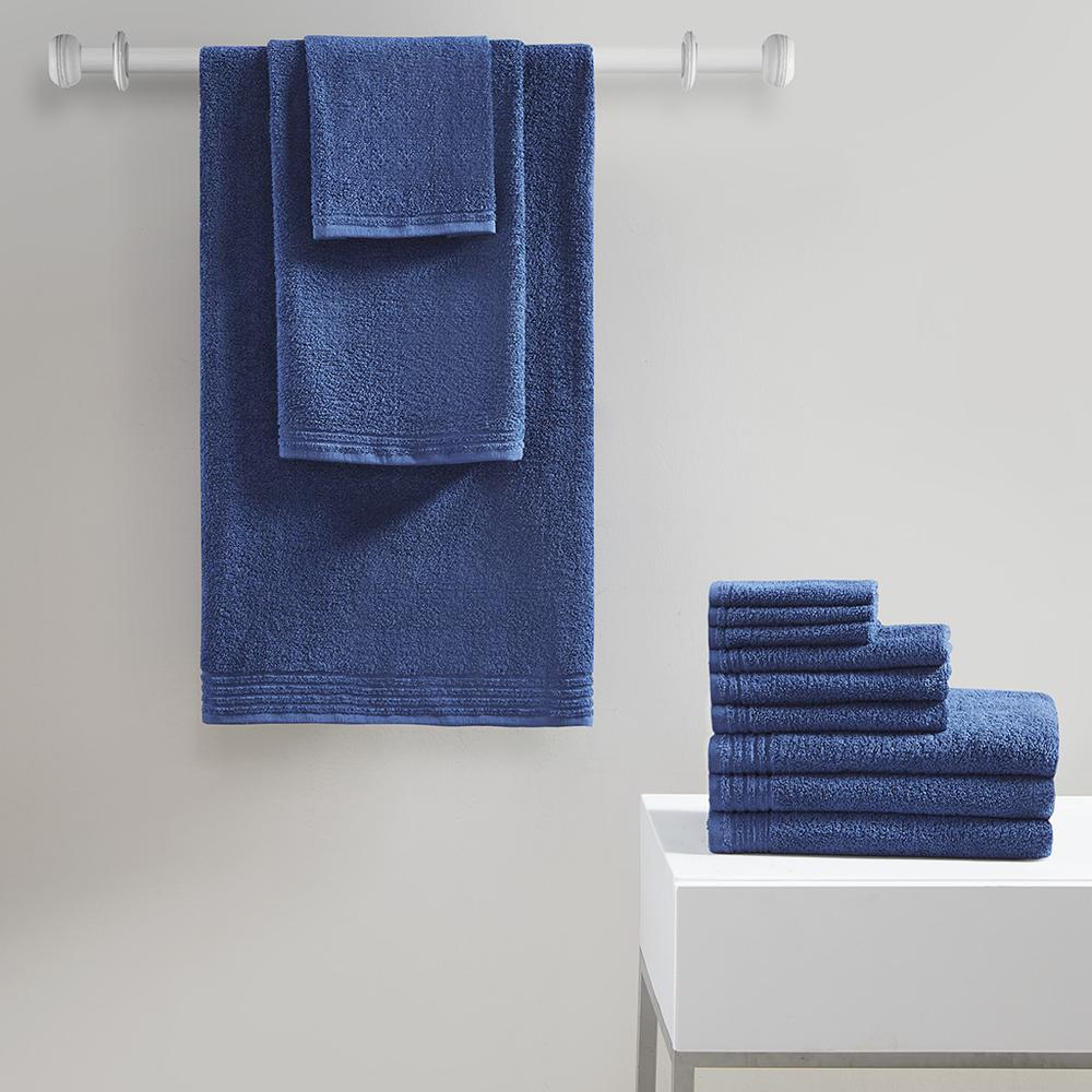 100% Cotton Quick Dry Bath Towel Set -12pcs