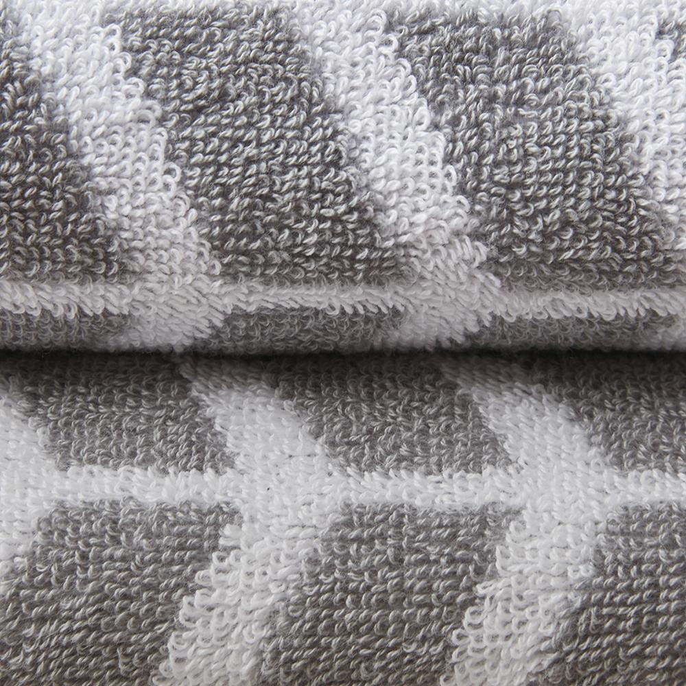 Nadia 100% Cotton Jacquard Bath Towel -6 Piece Set