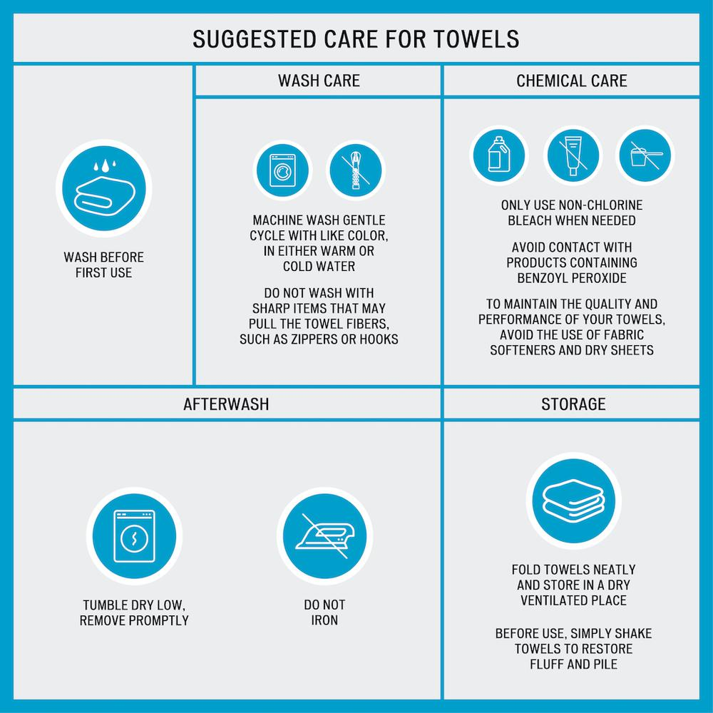 Cotton 6 Piece Bath Towel Set