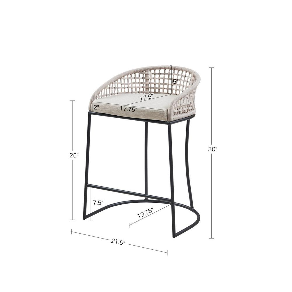 Hermosa Woven Counter Stool