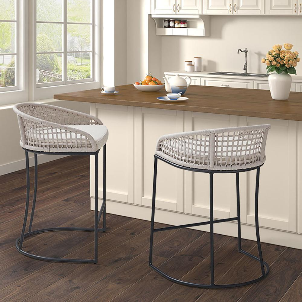 Hermosa Woven Counter Stool