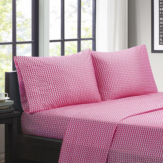 Printed Microfiber Sheet Set