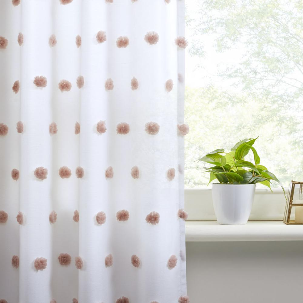 Sophia Pom Pom Embellished Curtain Panel (1 Panel)