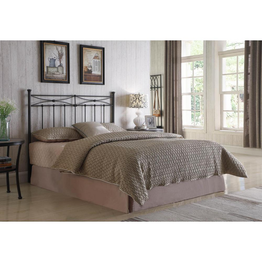 Lane Queen / Full Metal Headboard Rustic Bronze