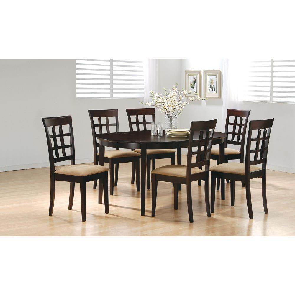 Gabriel Oval Dining Table Cappuccino