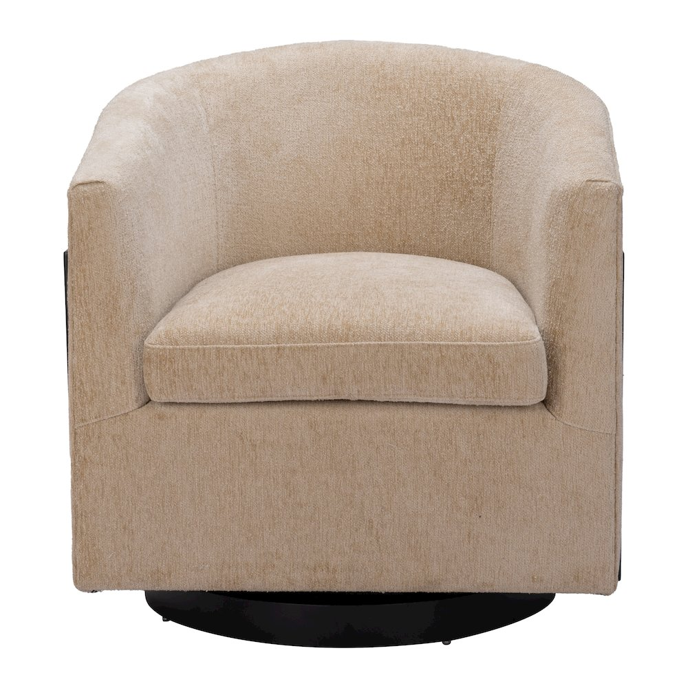 Hanko Swivel Chair Golden Beige