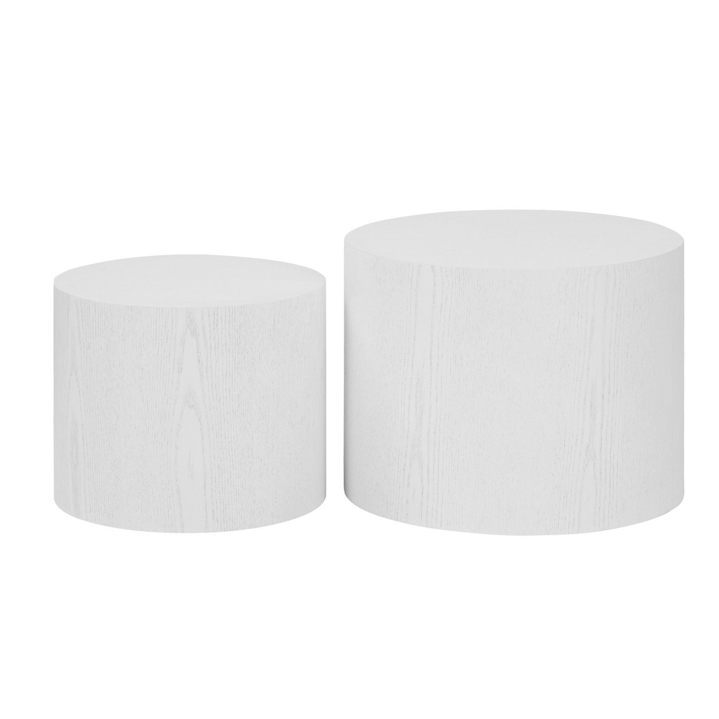 Round Coffee Table/End Table Nesting table (Set of 2)