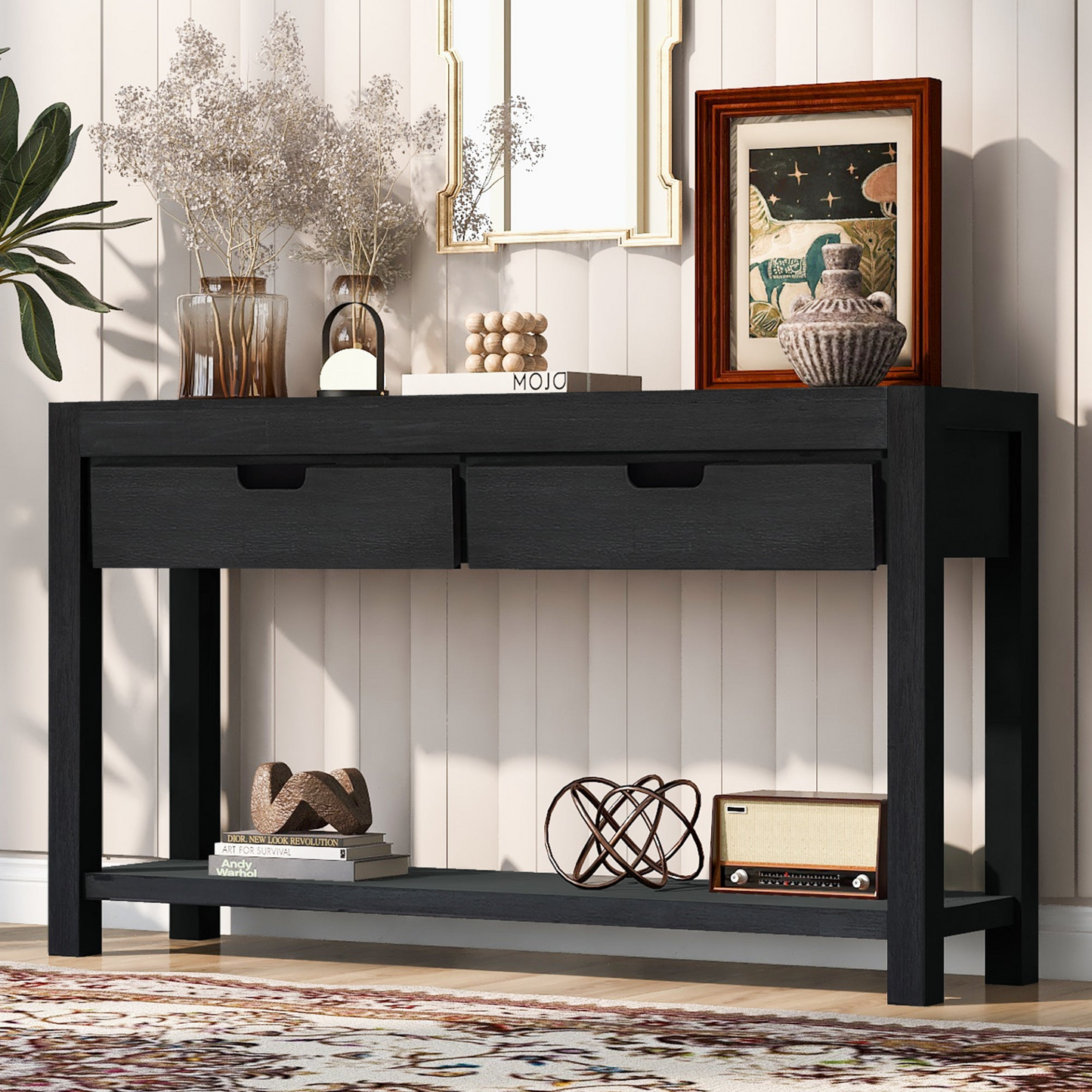 Console Table w/2 Drawers and 1 Shelf