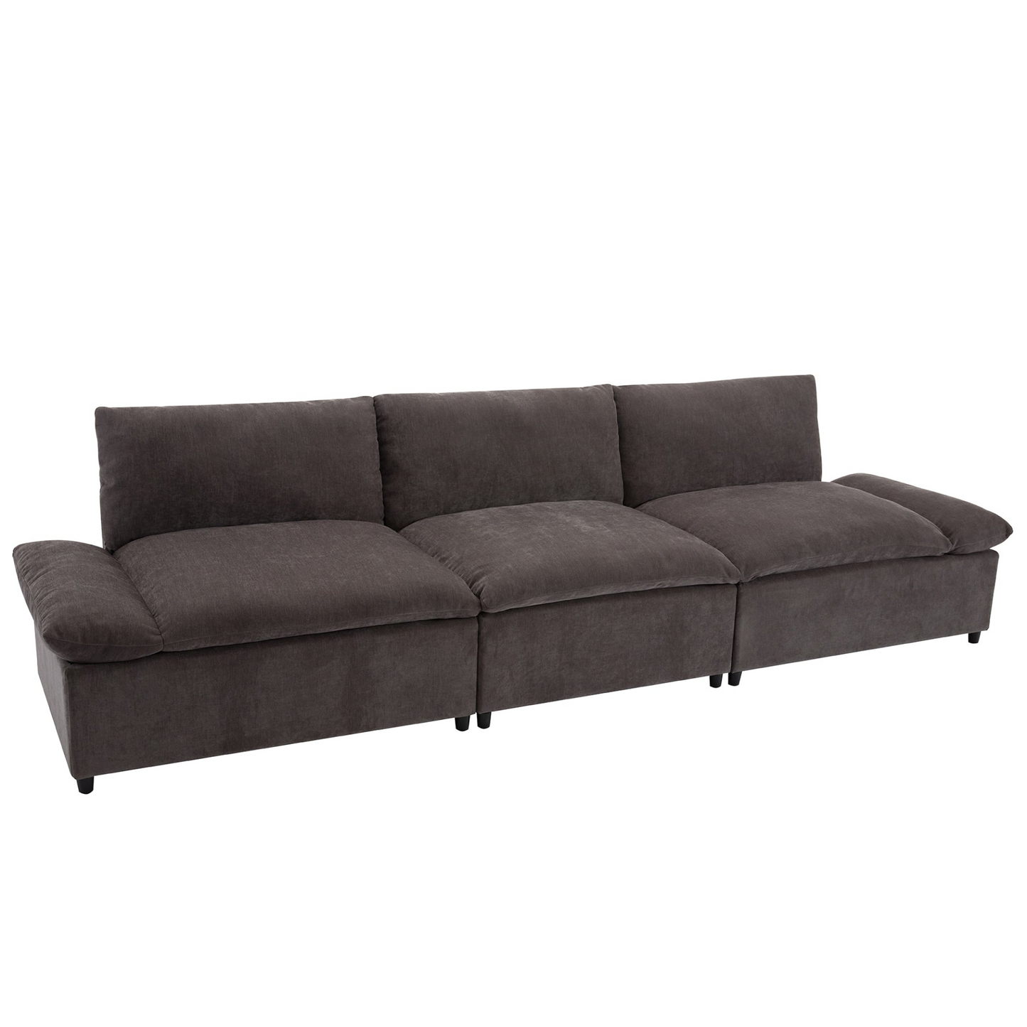 3 Seater Sofa w/2 Storage Units