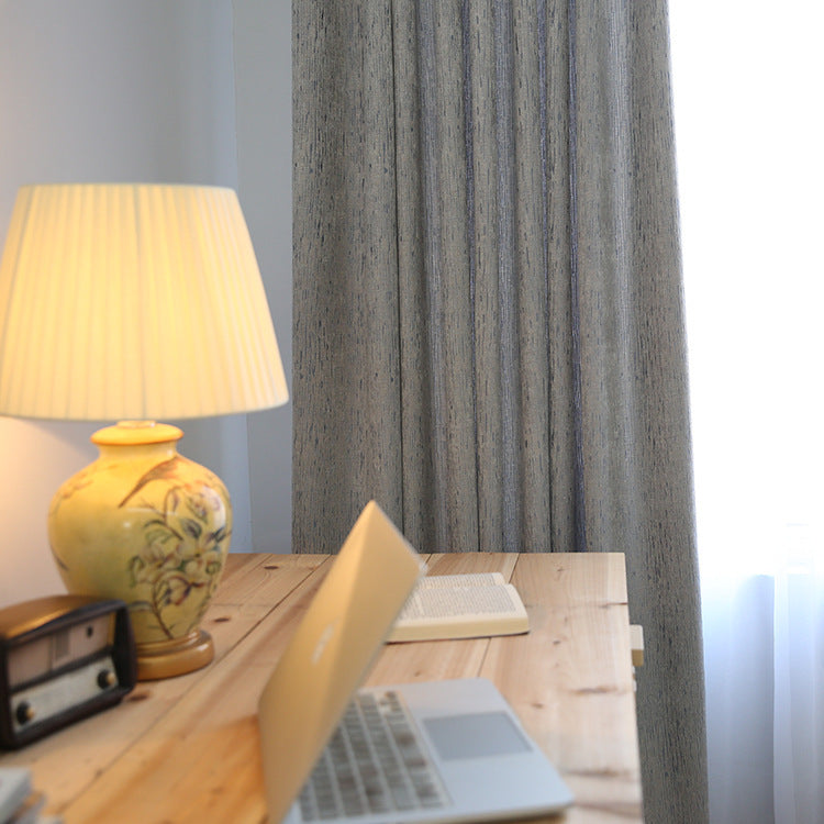 Solid Color Modern Curtain