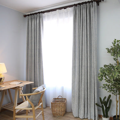 Solid Color Modern Curtain