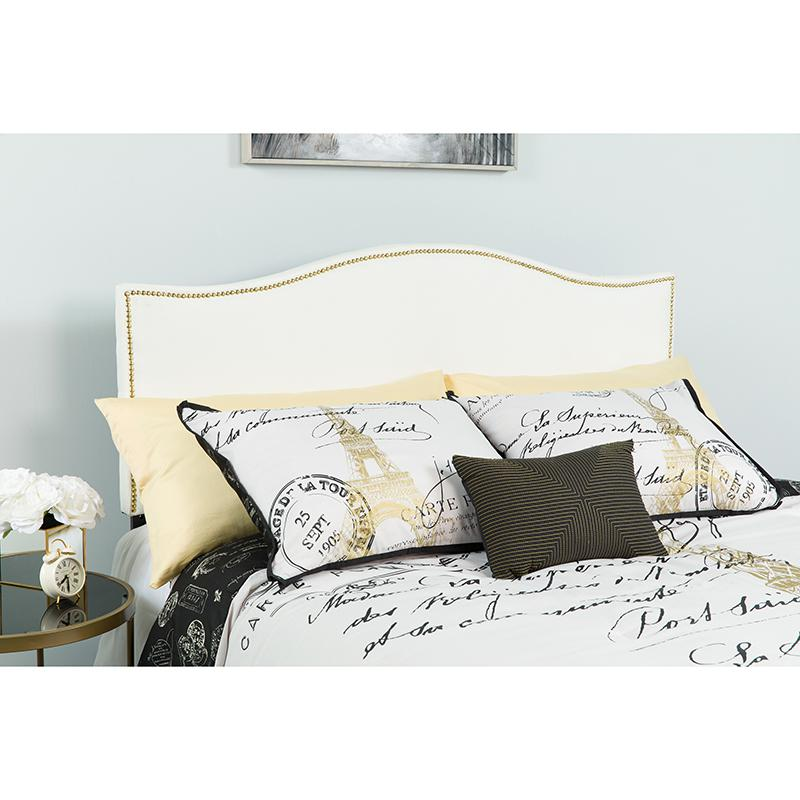 Lexington Upholstered Headboard w/Accent Nail Trim (Twin Size)