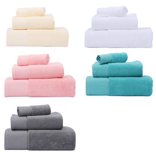 Cotton Bath Towel -Water Absorbing -3 pcs.