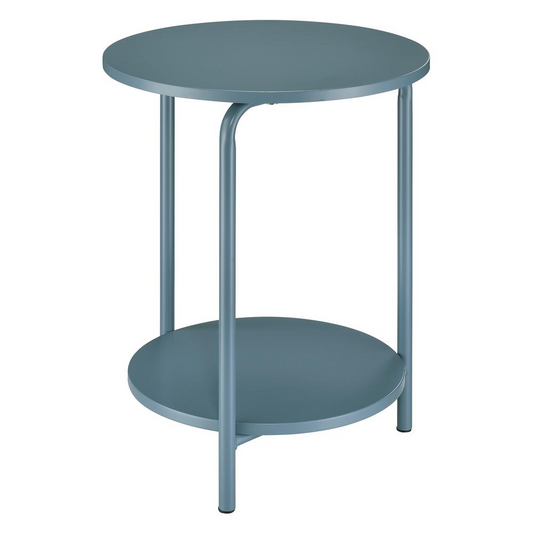 Elgin Metal Accent Table in Bluestone