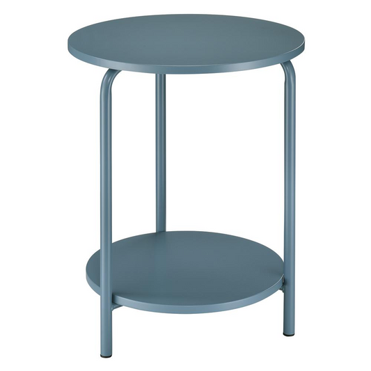 Elgin Metal Accent Table in Bluestone