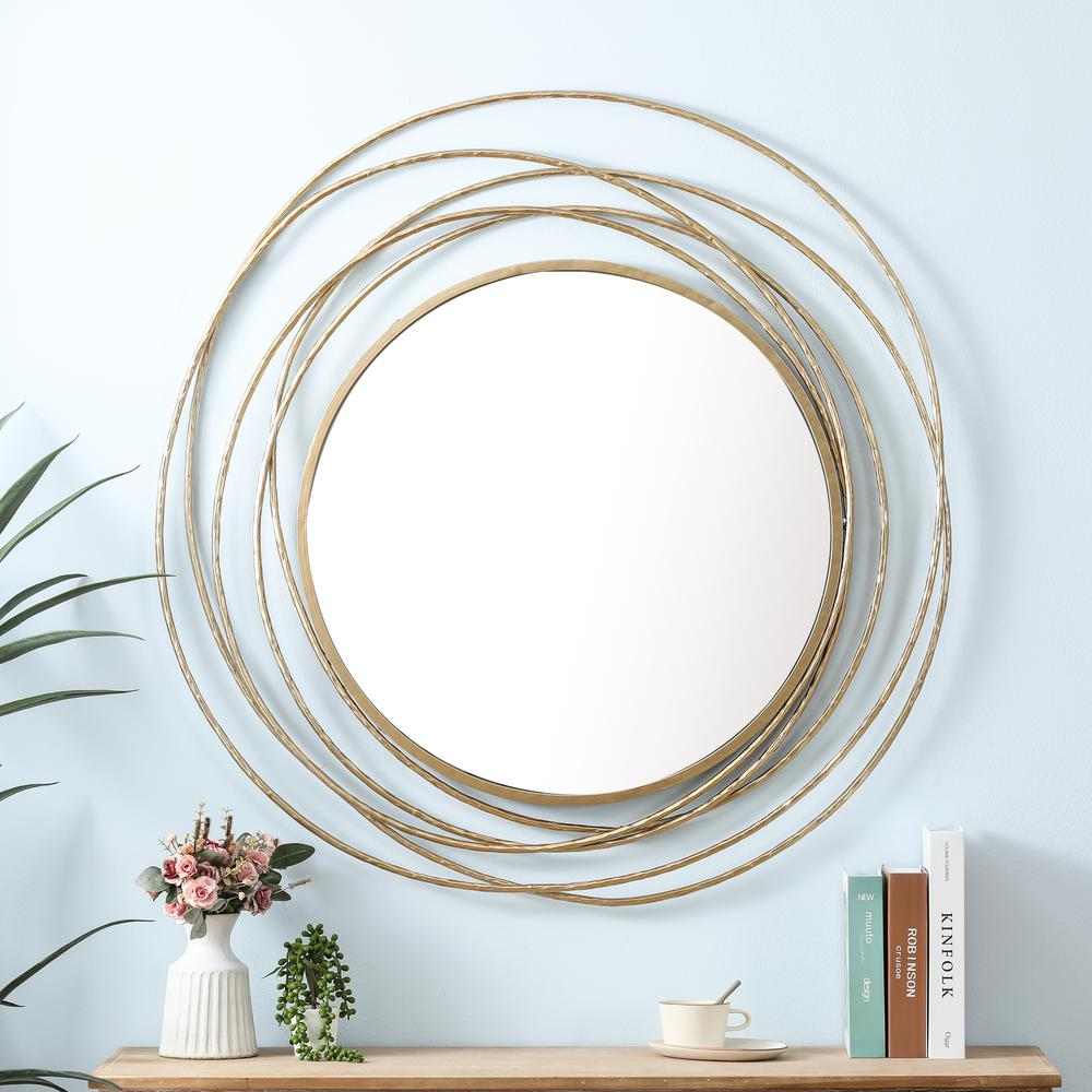 Round Frame Wall Mirror