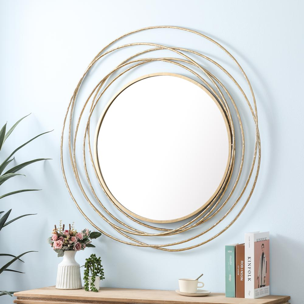 Round Frame Wall Mirror