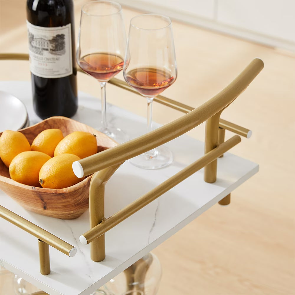 2 Tier Bar Cart