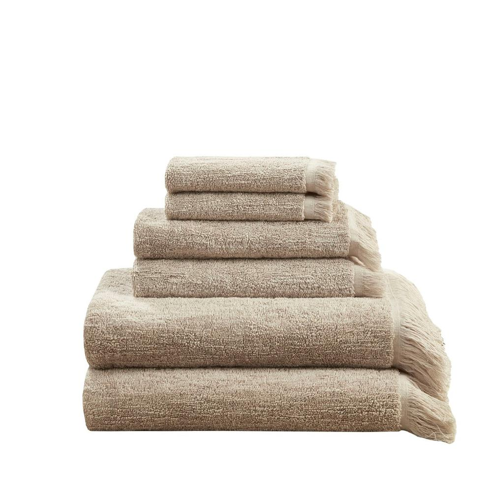 Nova Cotton Dobby Slub Towel Set -6 pcs.