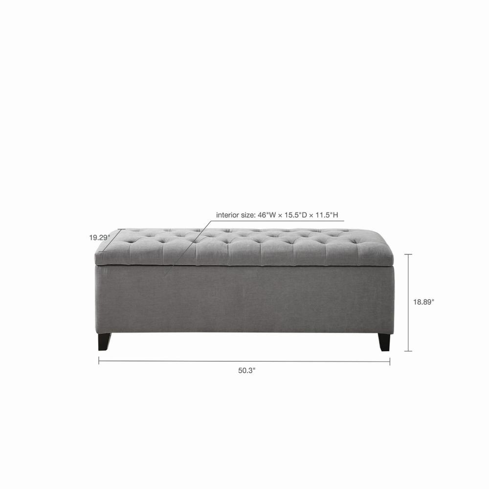 Tufted Top Soft Close Storage Bench