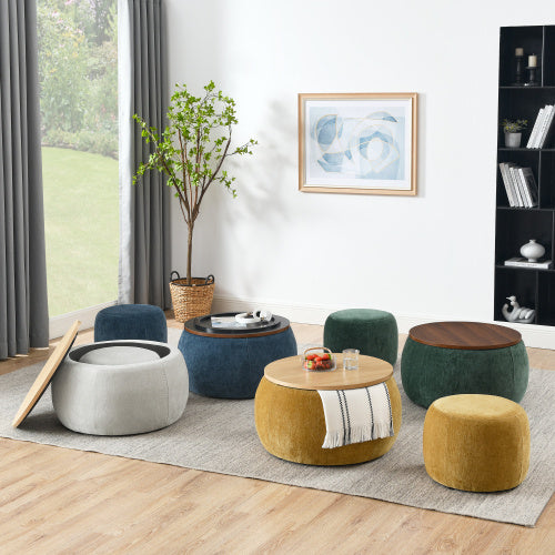 Storage Ottoman 2-in-1 Function