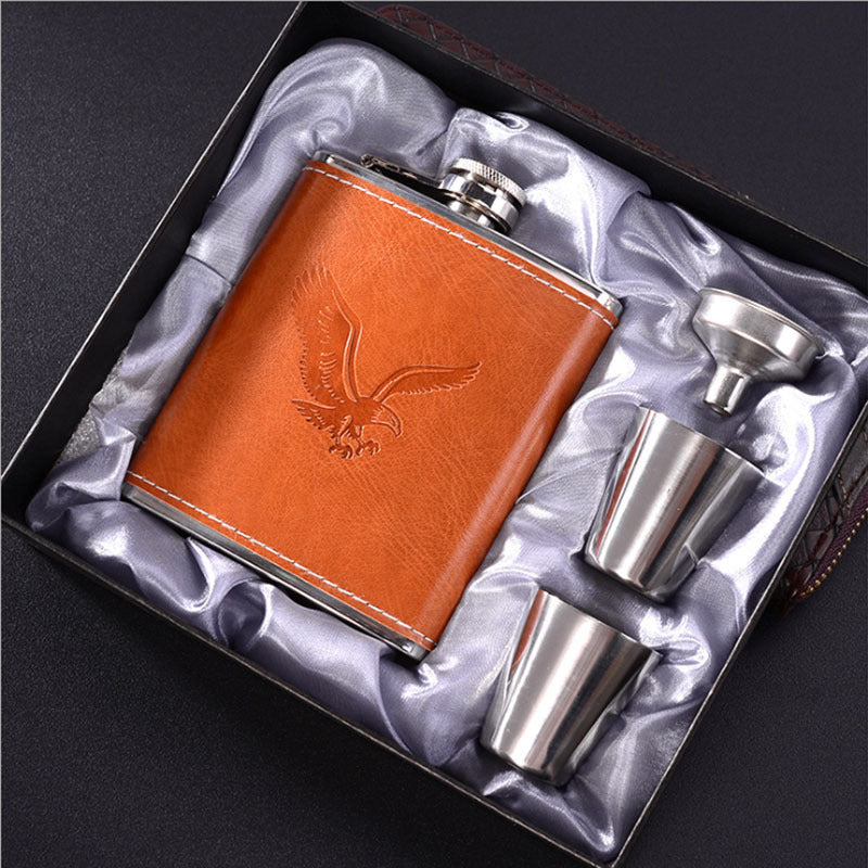 Stylish Portable Stainless Steel Flax Set