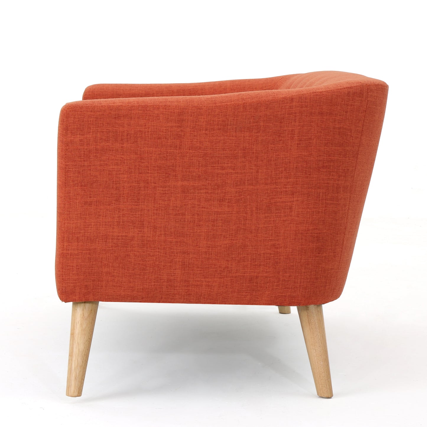 Orange Loveseat Sofa